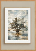 Poster in oak frame