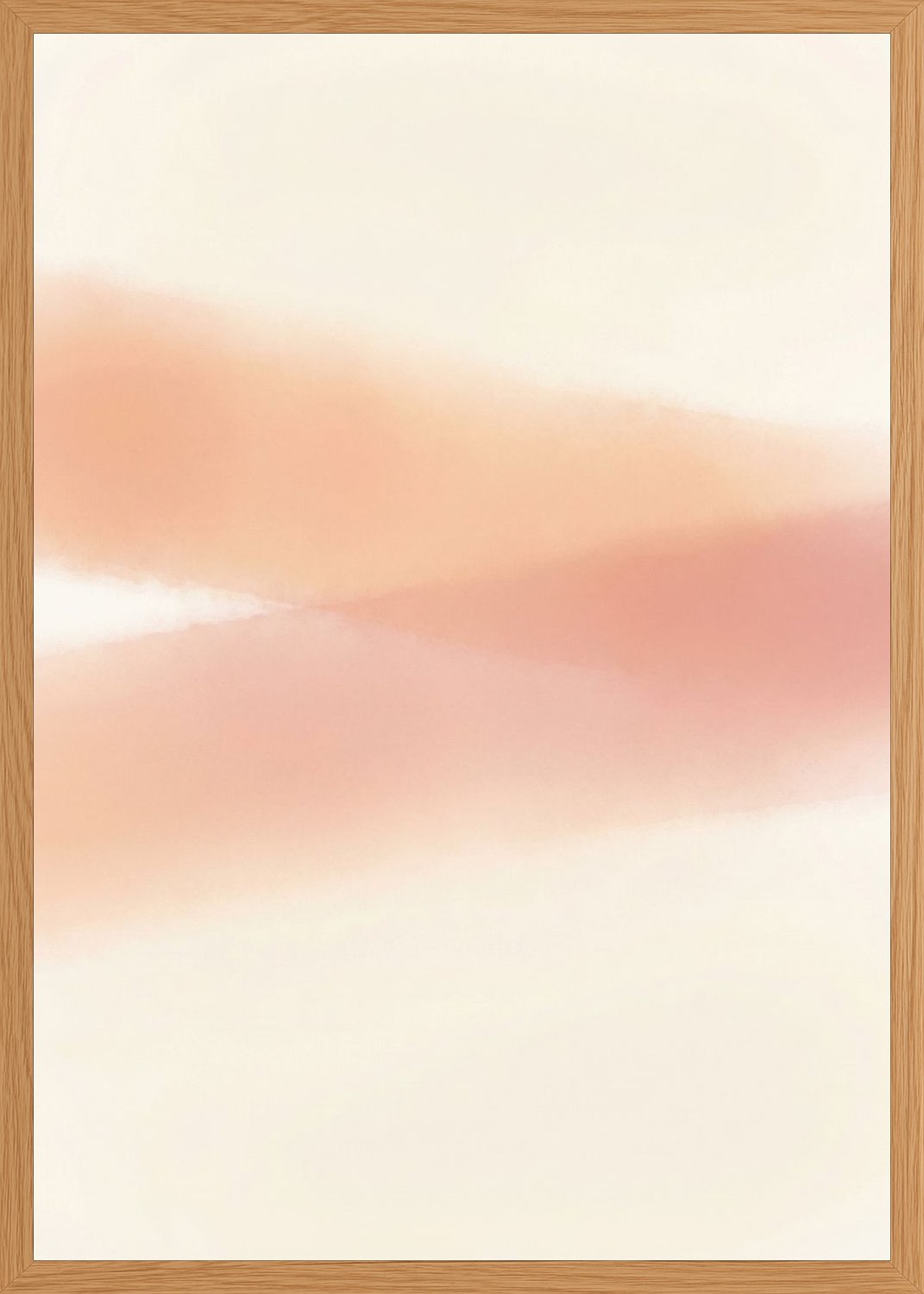 Poster in oak frame