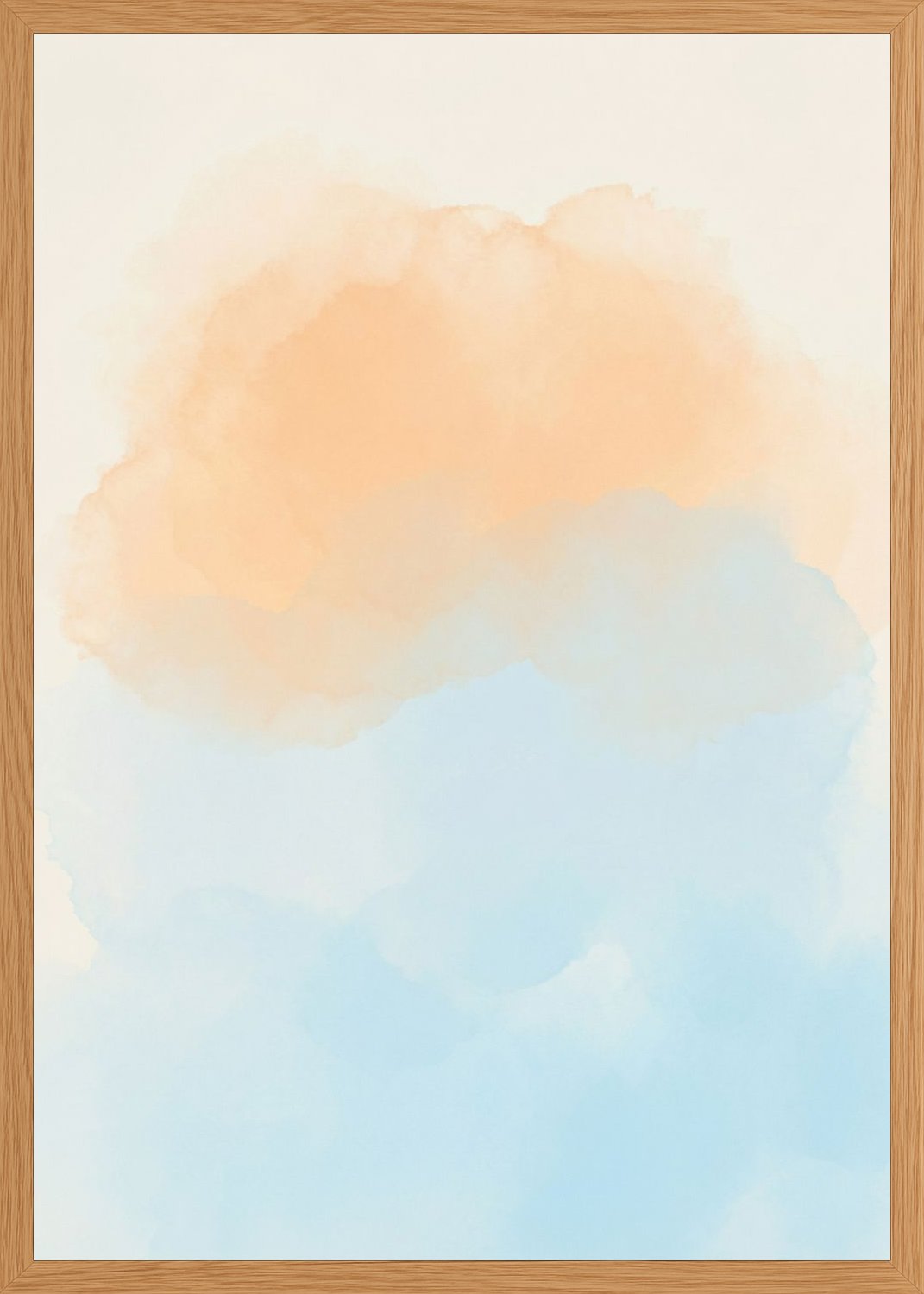Poster in oak frame