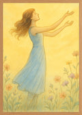 Poster in oak frame