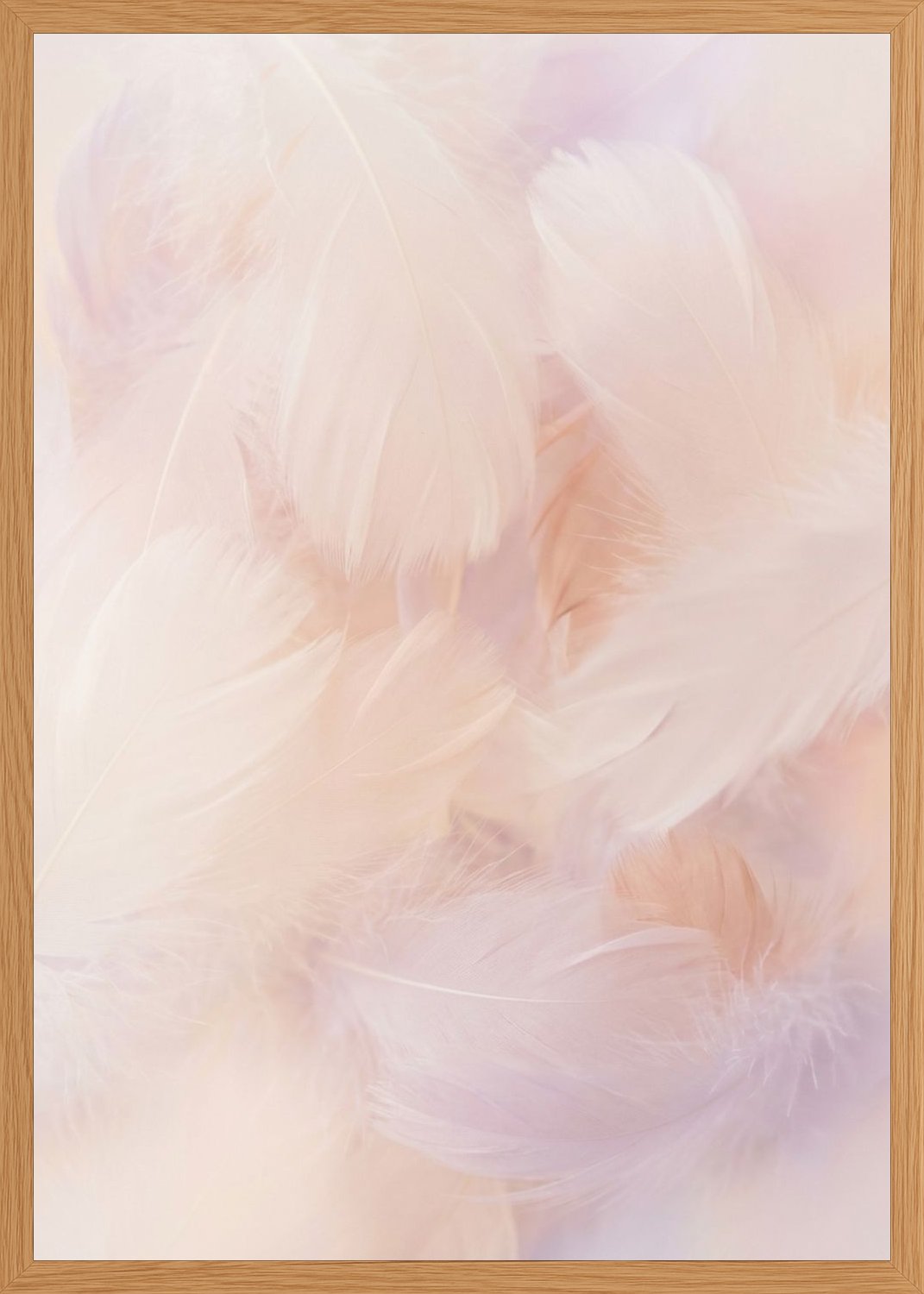 Poster in oak frame
