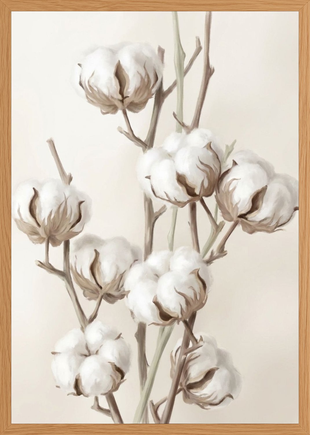 Poster in oak frame