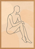 Poster in oak frame