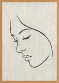 Poster in oak frame