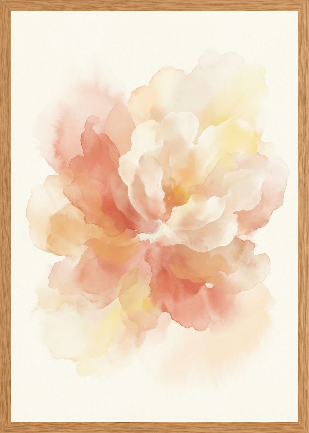 Poster in oak frame