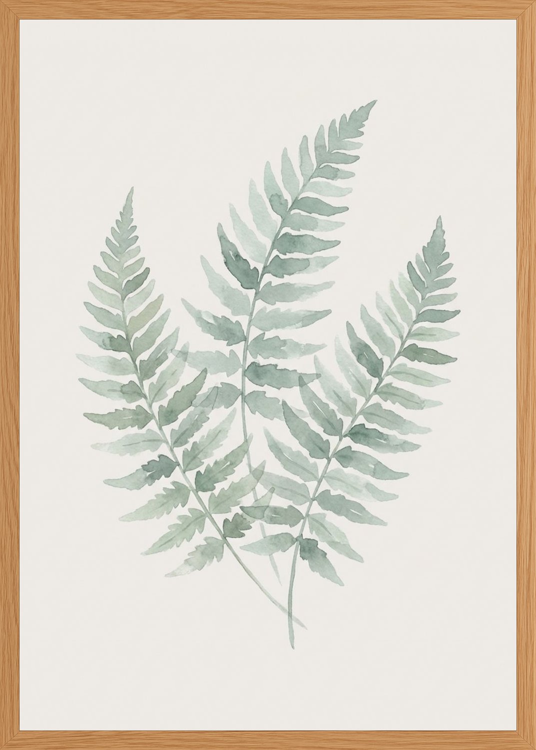 Poster in oak frame