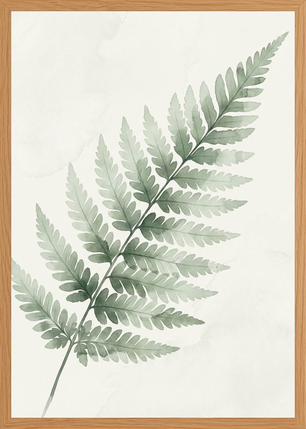 Poster in oak frame