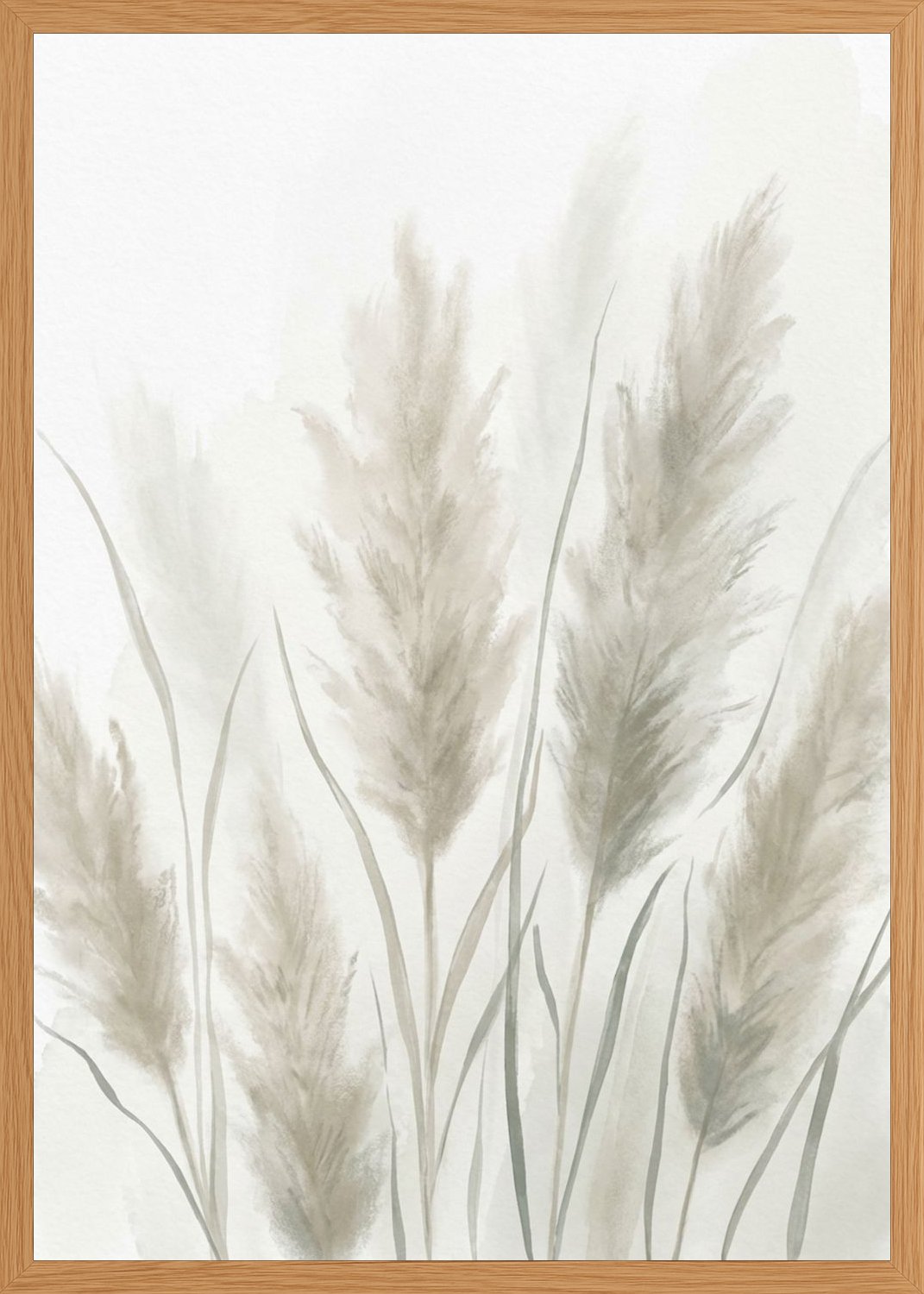 Poster in oak frame