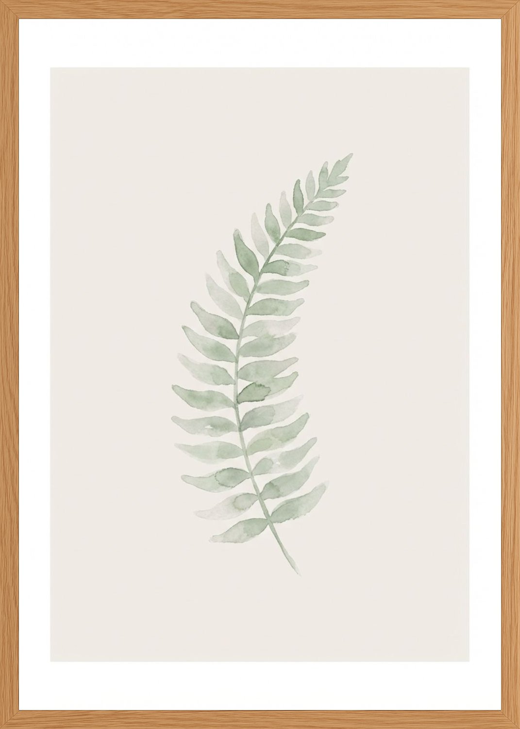 Poster in oak frame