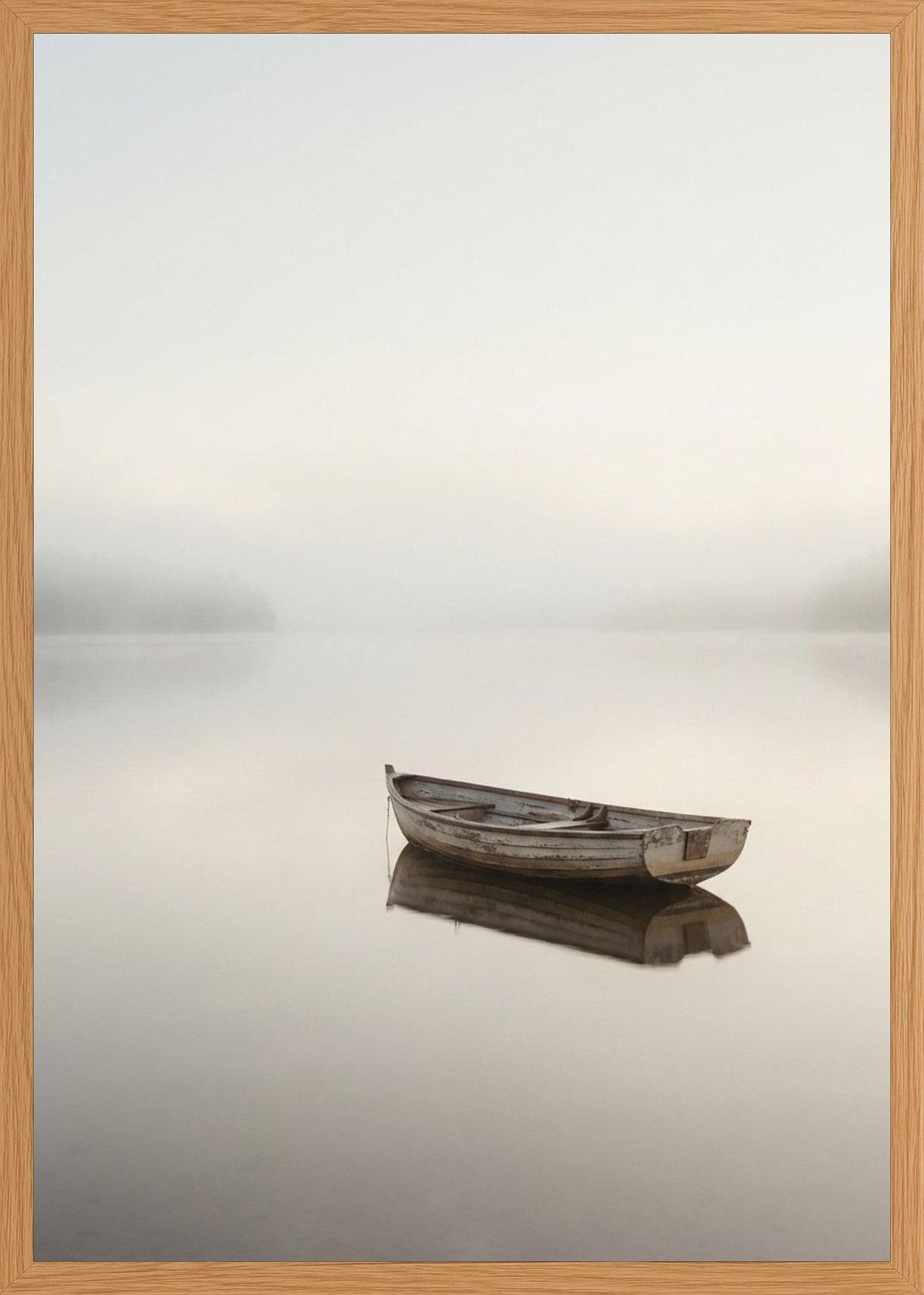 Poster in oak frame