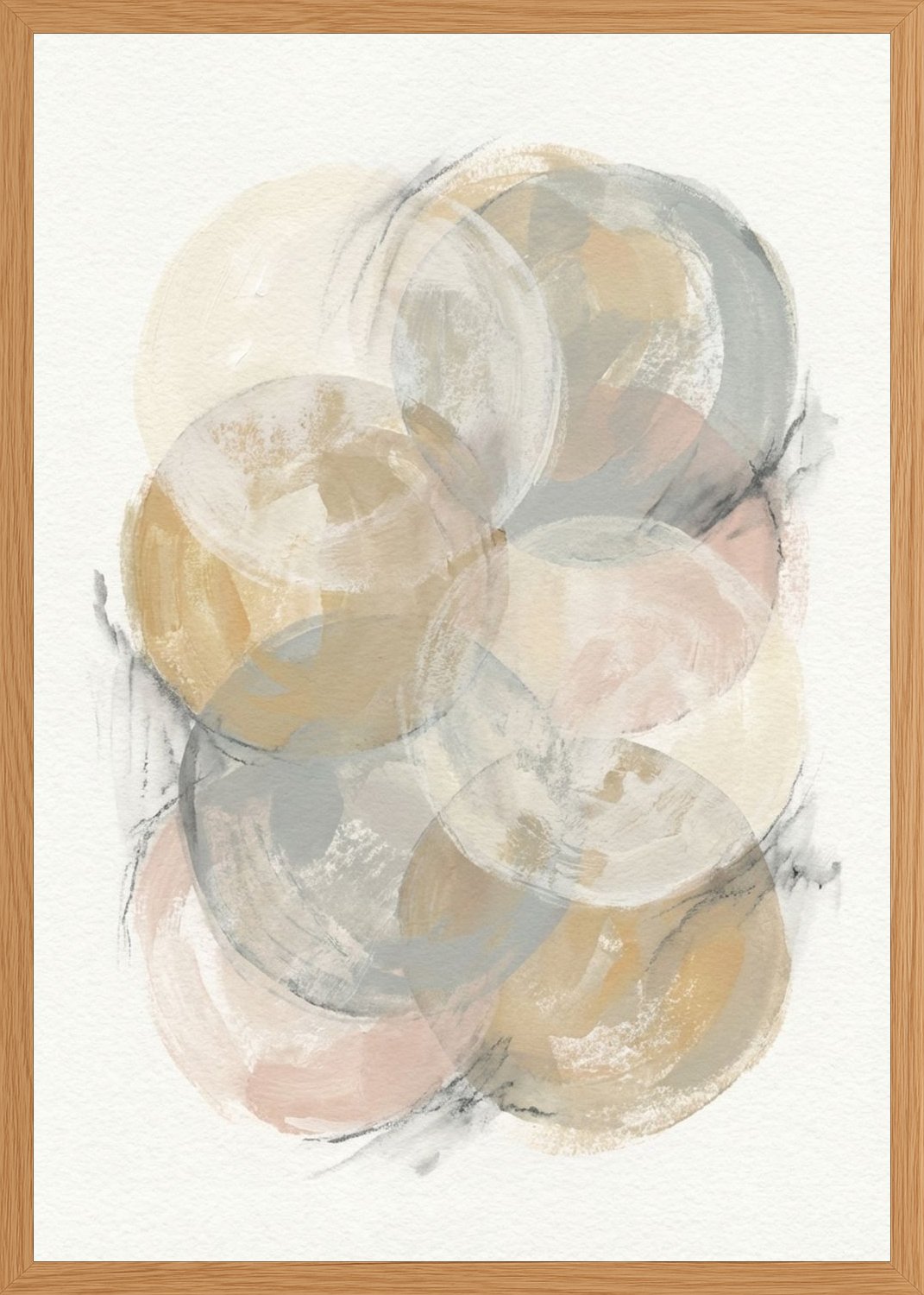 Poster in oak frame