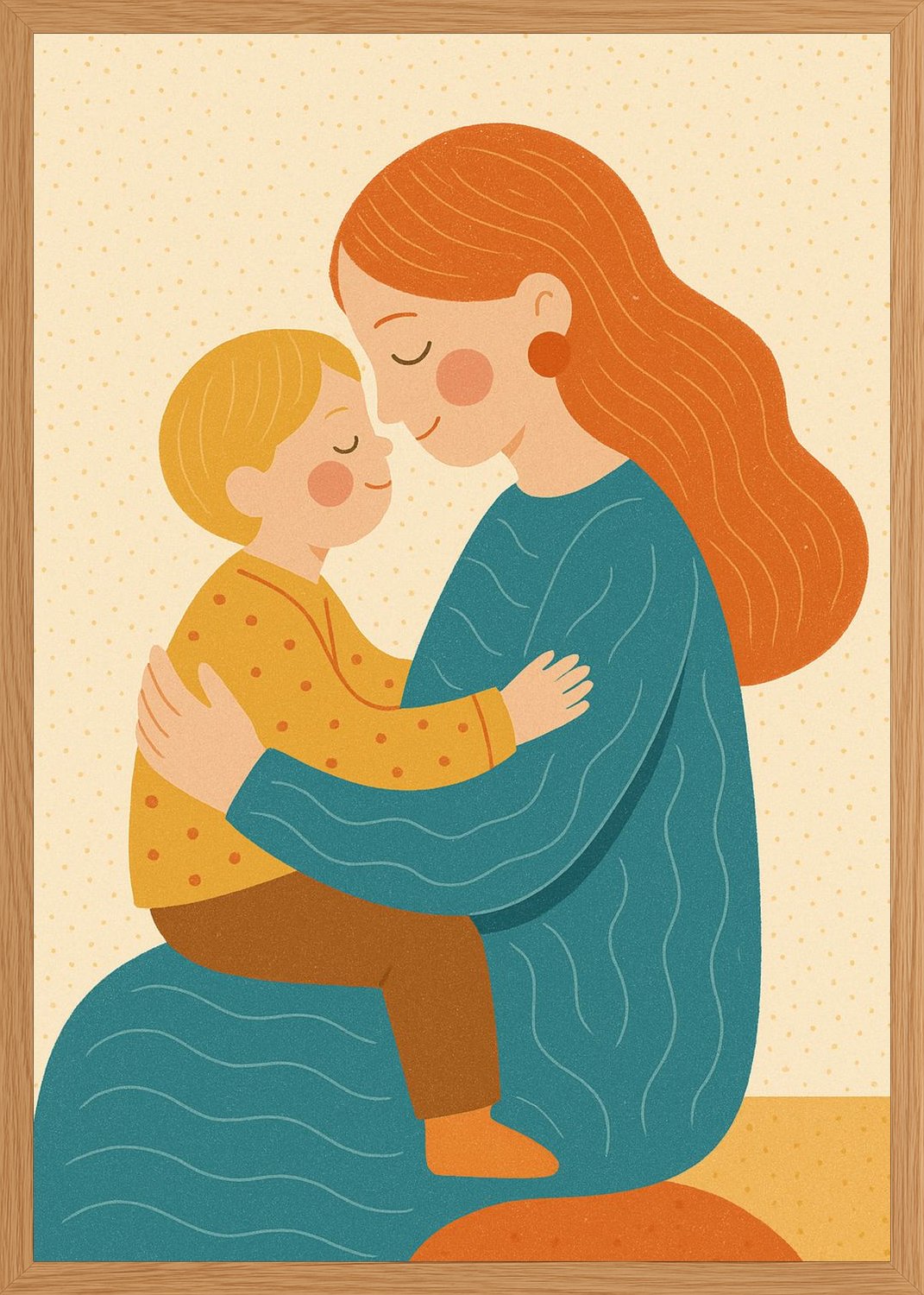 Poster in oak frame