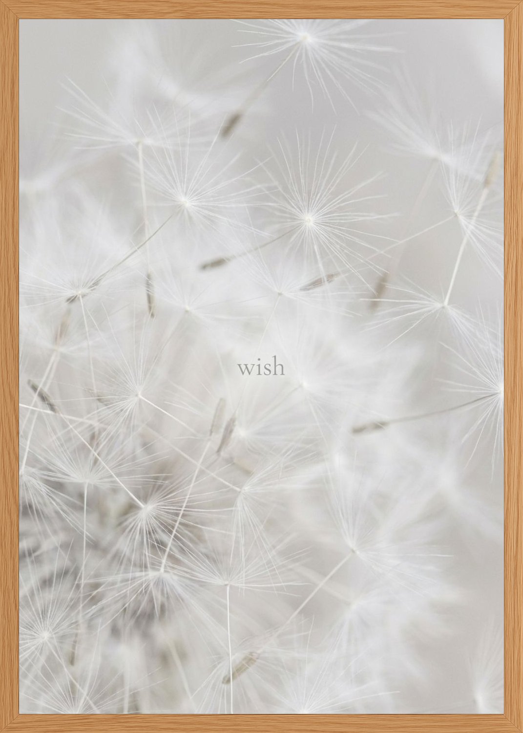 Poster in oak frame