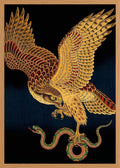Poster in oak frame