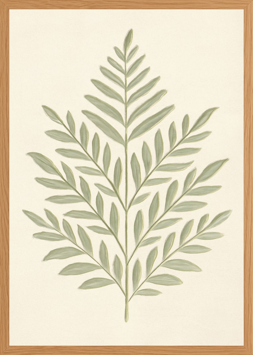 Poster in oak frame