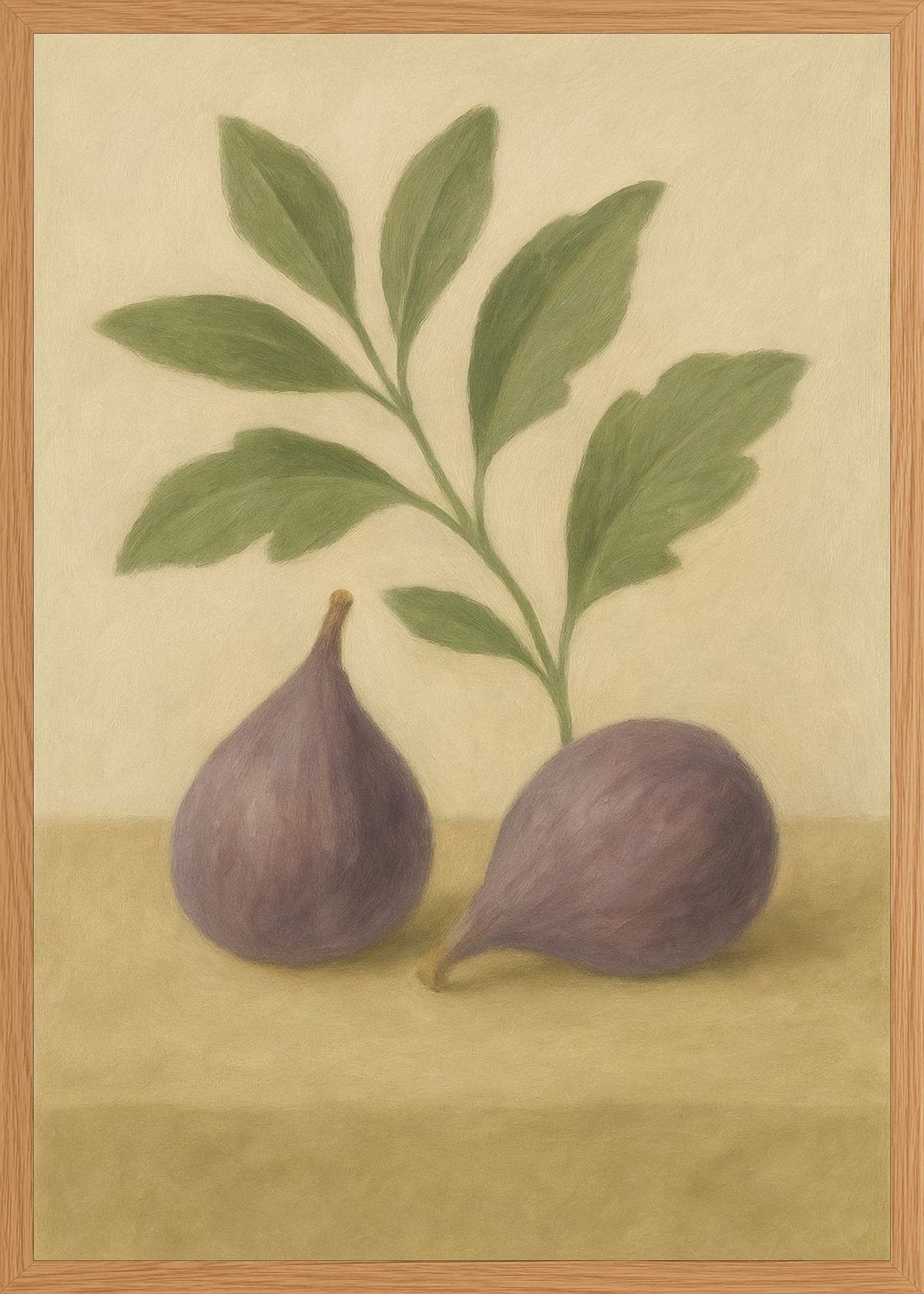 Poster in oak frame