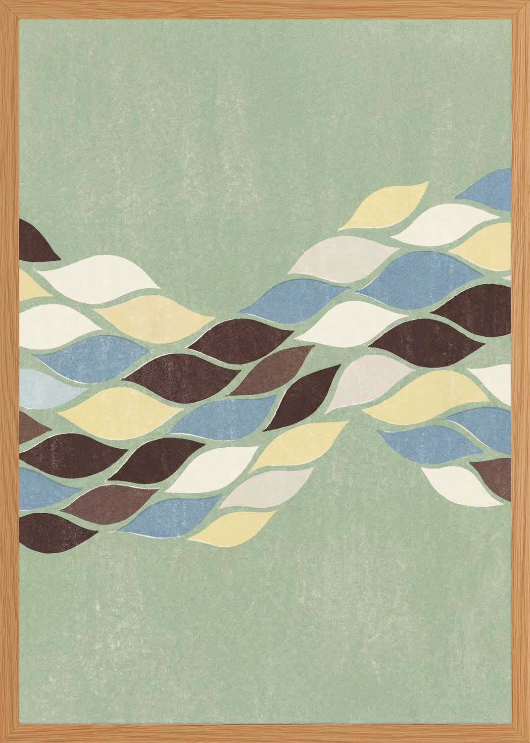 Poster in oak frame