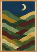 Poster in oak frame