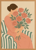 Poster in oak frame