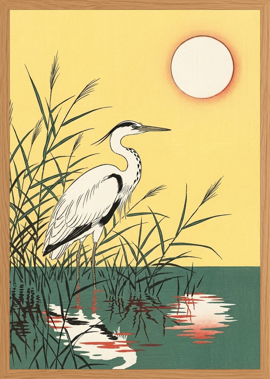 Poster in oak frame