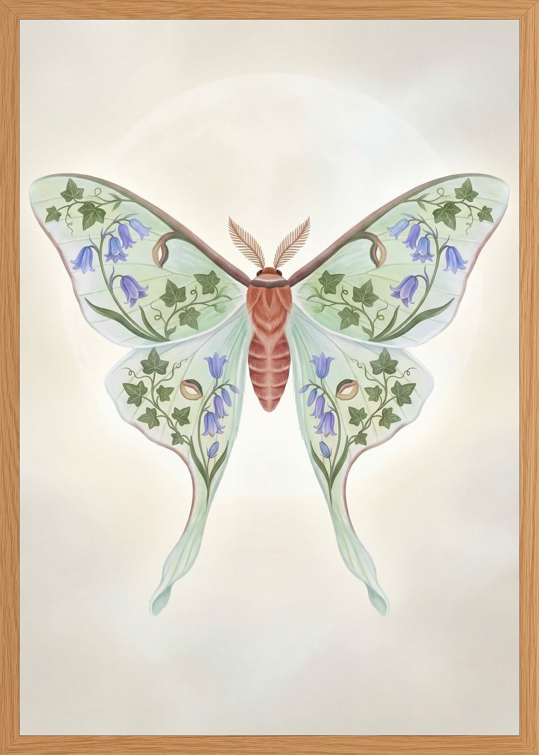 Poster in oak frame
