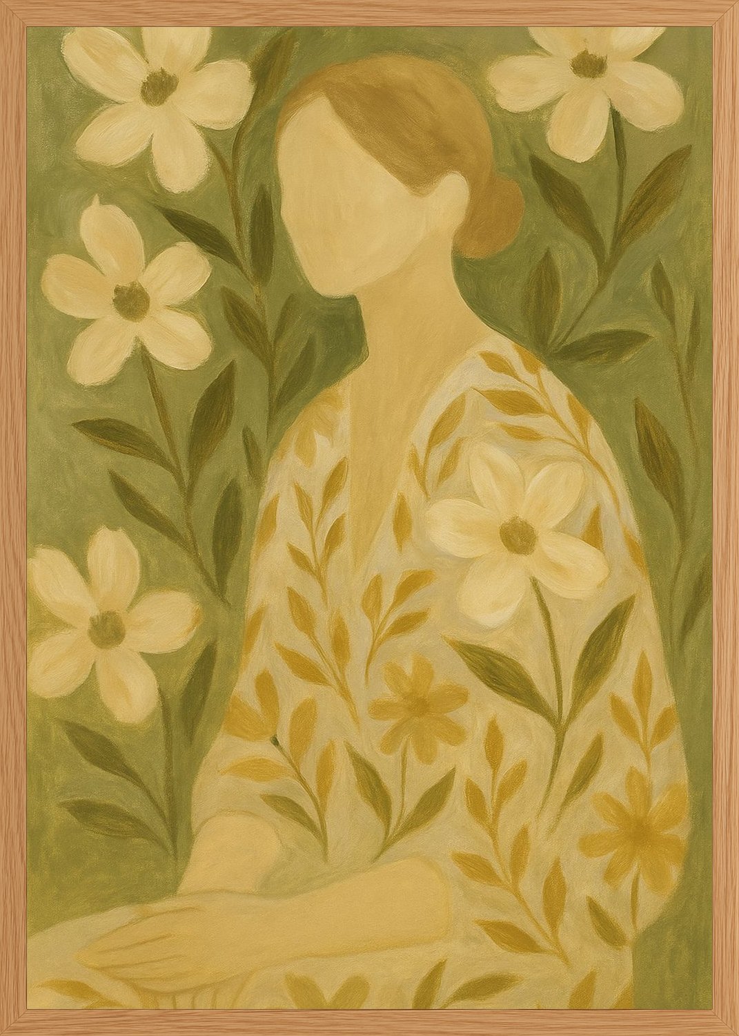 Poster in oak frame