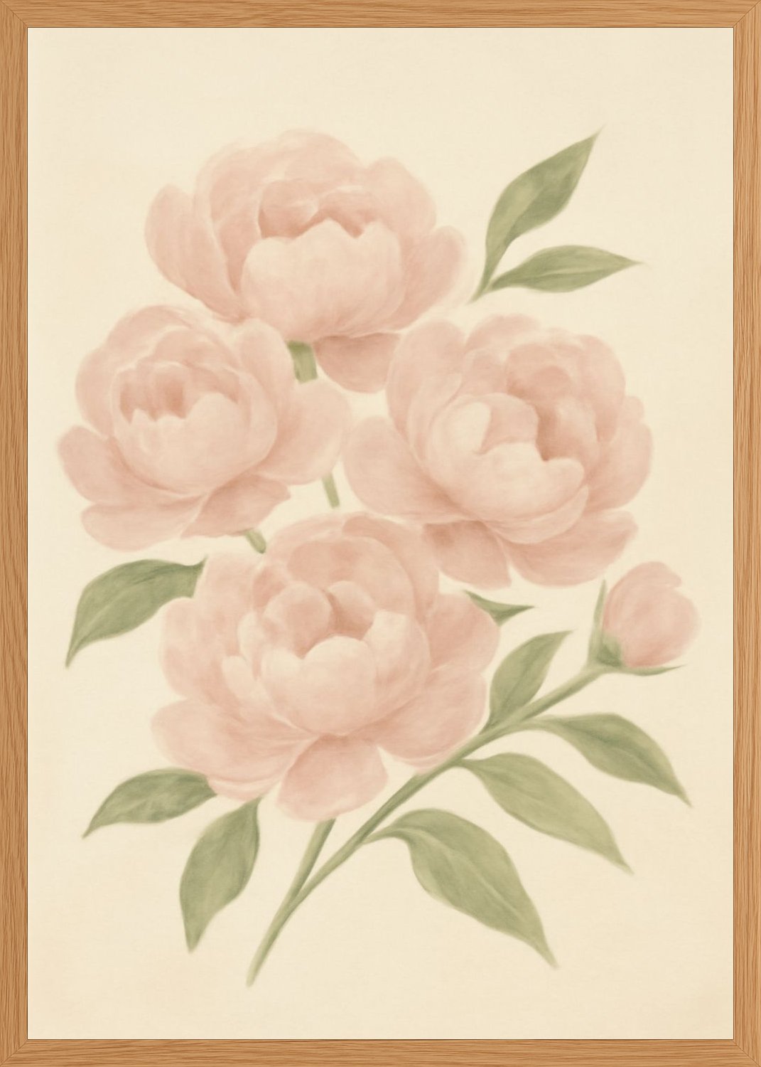 Poster in oak frame