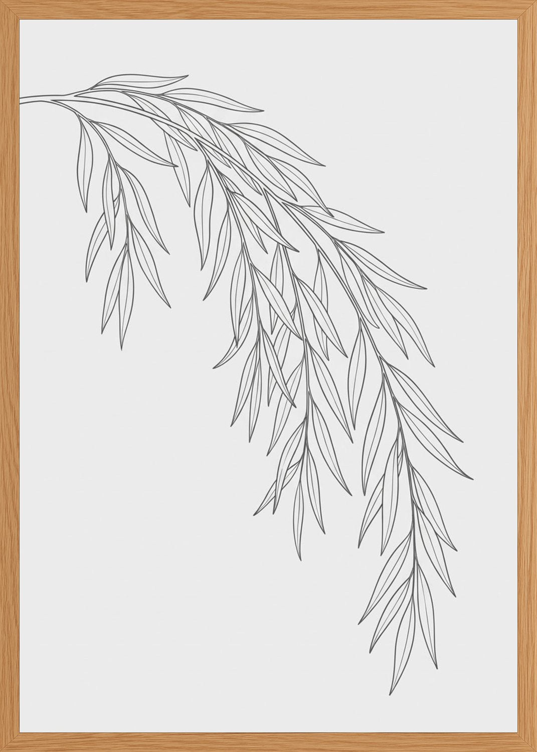 Poster in oak frame