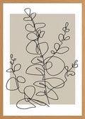Poster in oak frame