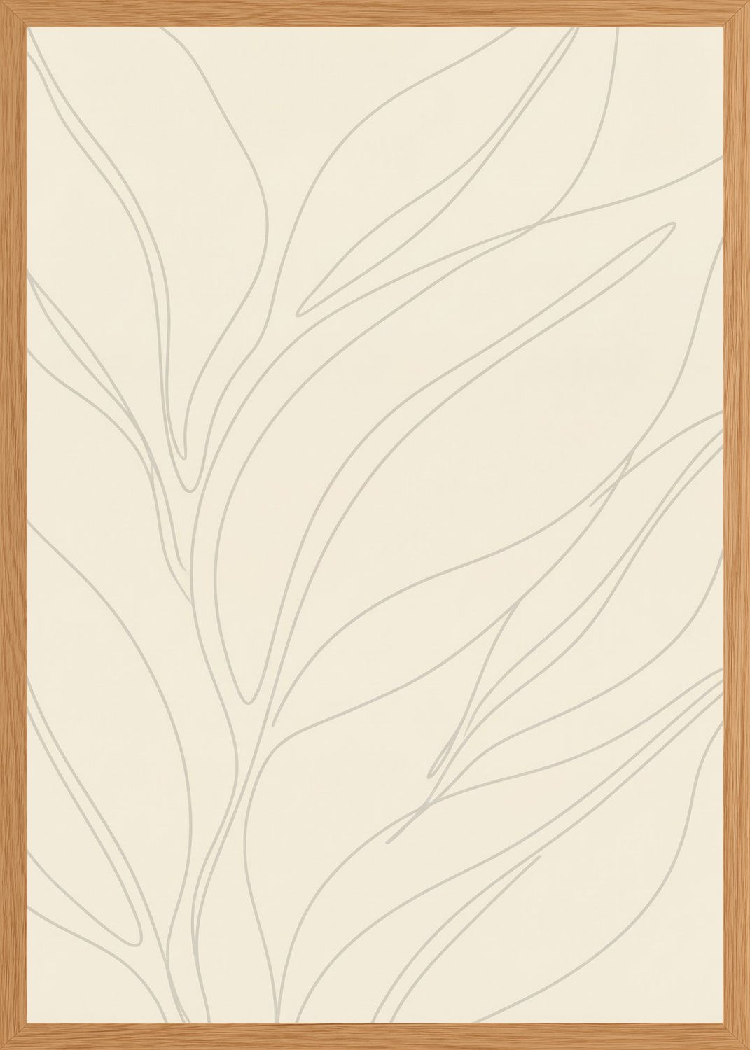 Poster in oak frame