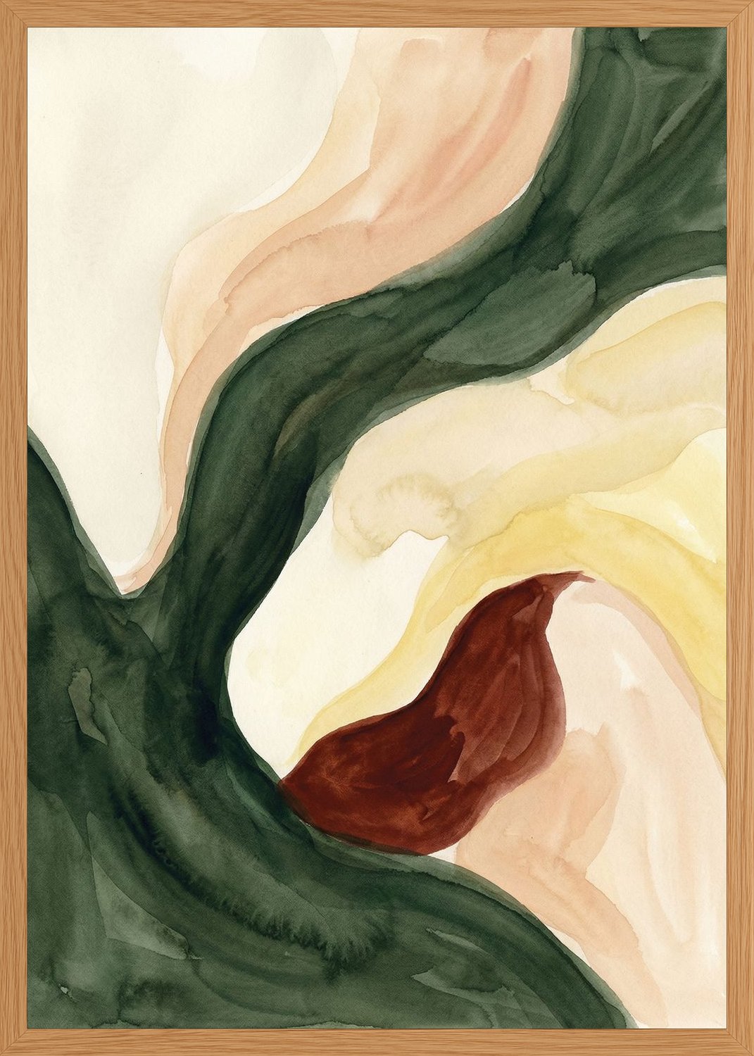 Poster in oak frame