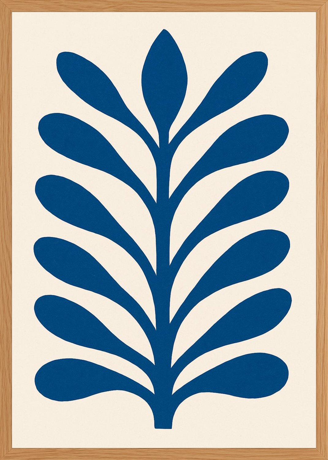 Poster in oak frame