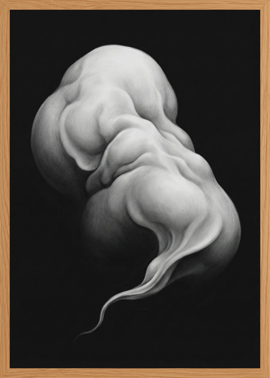 Poster in oak frame