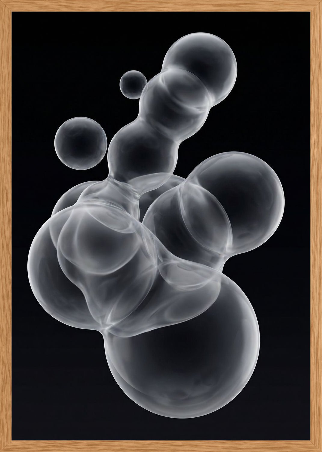 Poster in oak frame