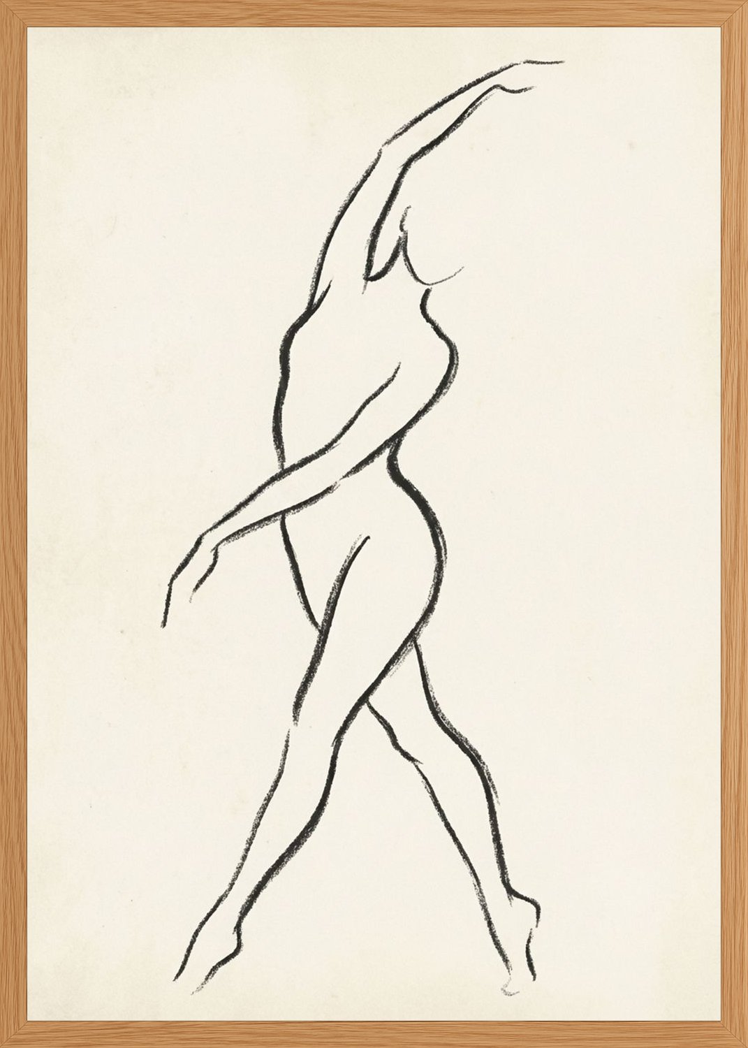 Poster in oak frame