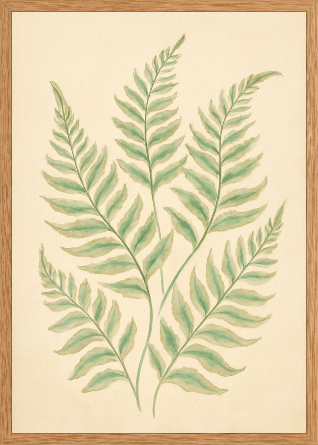 Poster in oak frame