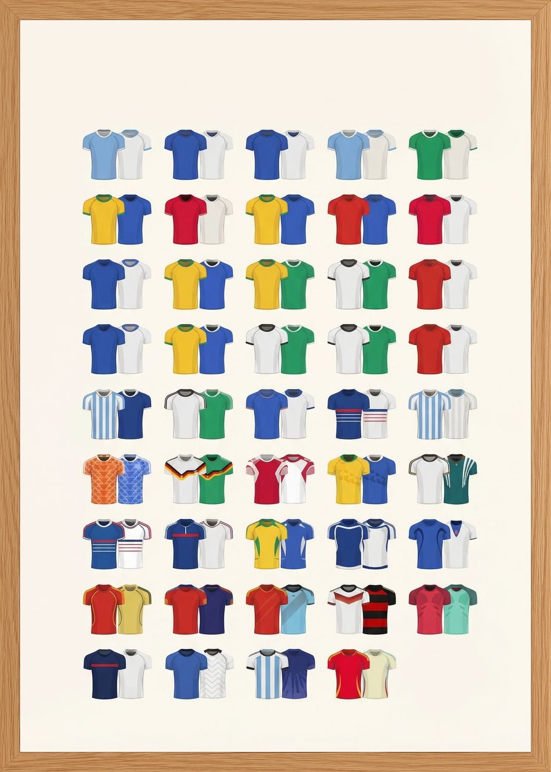 Poster in oak frame