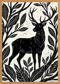 Poster in oak frame
