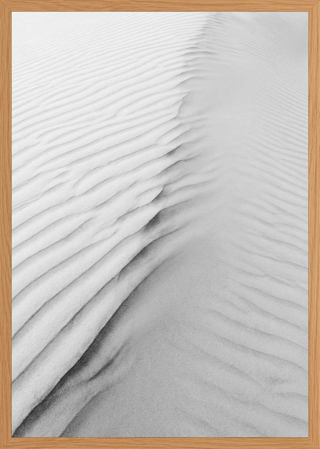 Poster in oak frame