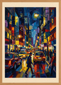 Poster in oak frame