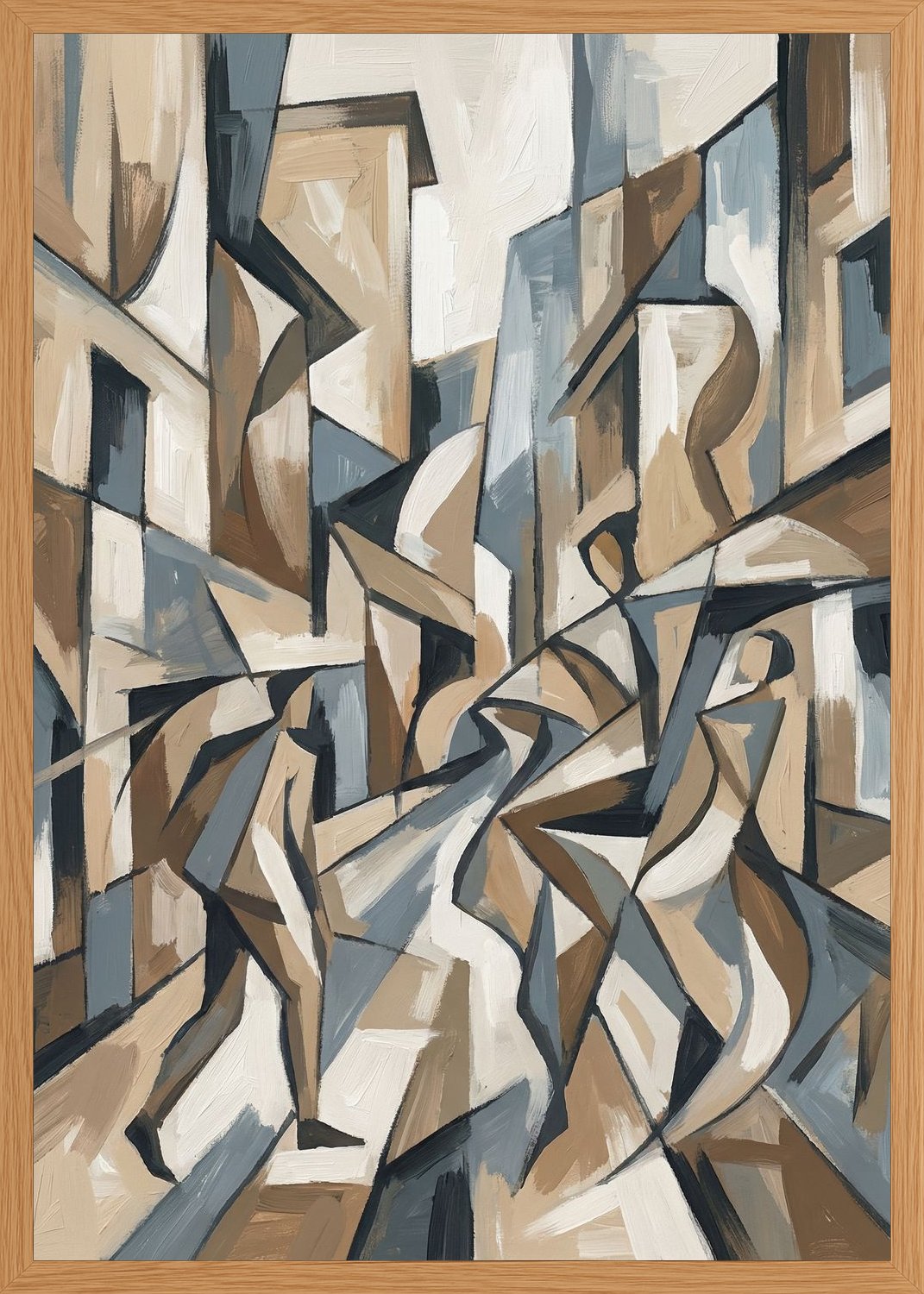 Poster in oak frame