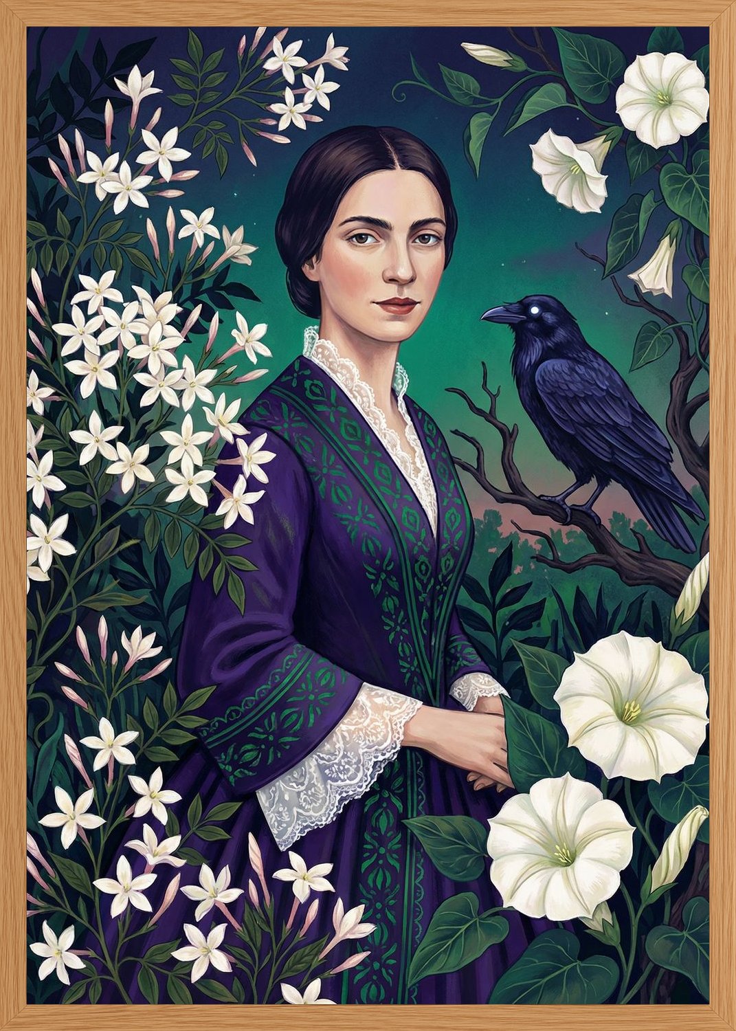 Poster in oak frame