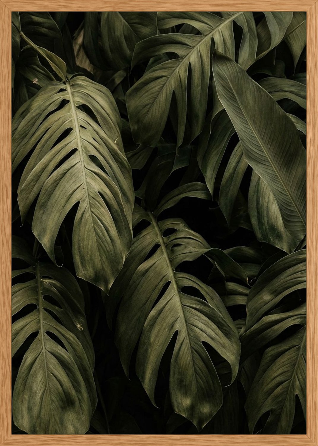 Poster in oak frame