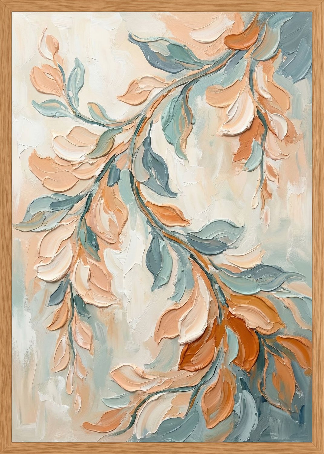 Poster in oak frame