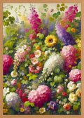 Poster in oak frame