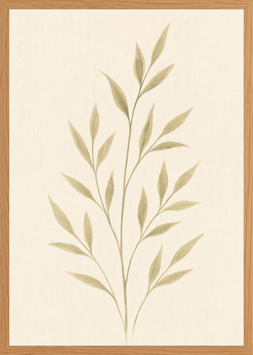 Poster in oak frame