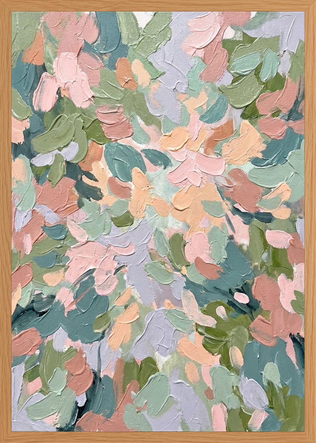 Poster in oak frame