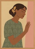 Poster in oak frame