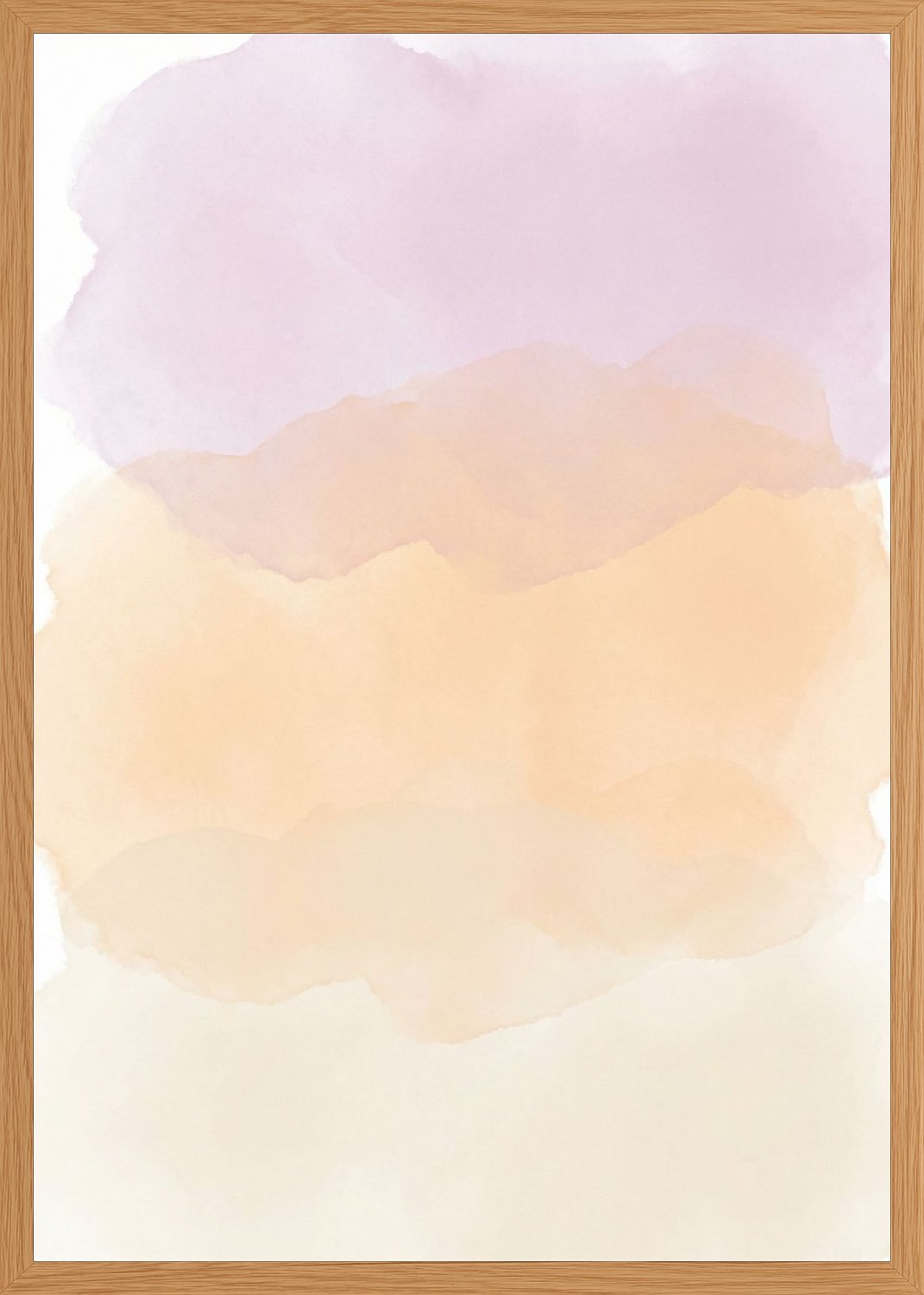 Poster in oak frame