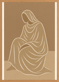Poster in oak frame